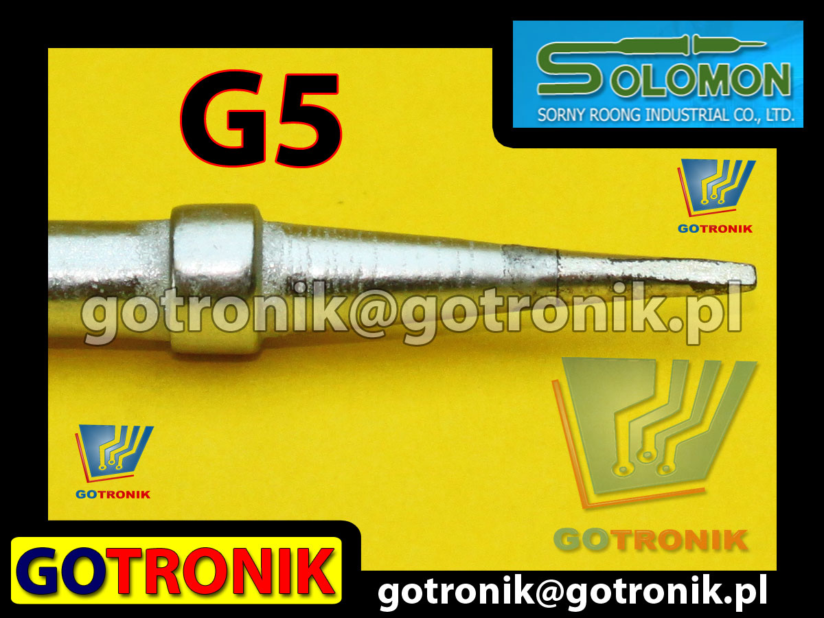 G5 grot do lutownic SR-965 SR965 produkcji SOLOMON