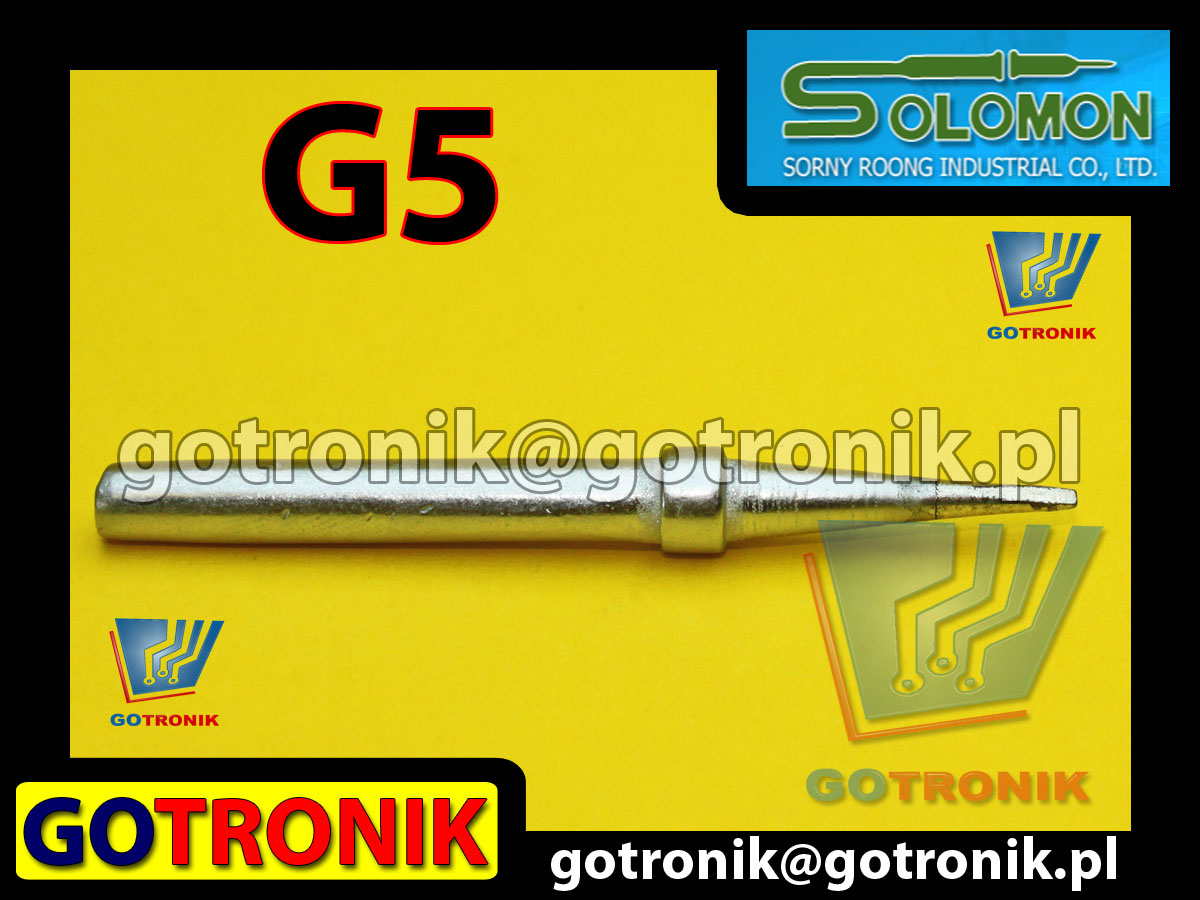 G5 grot do lutownic SR-965 SR965 produkcji SOLOMON