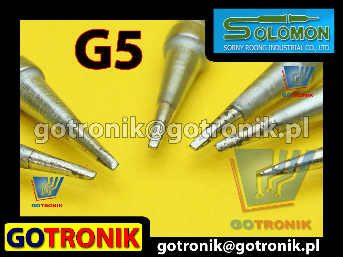 G5 grot do lutownic SR-965 SR965 produkcji SOLOMON