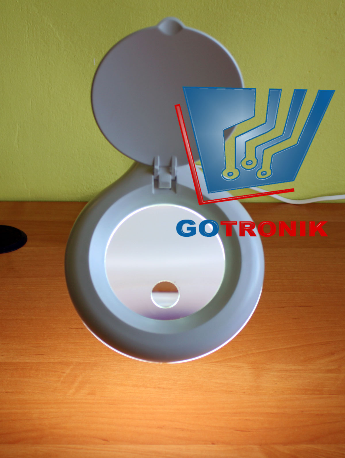 Lampa z lupą 3D + 12D biurkowa