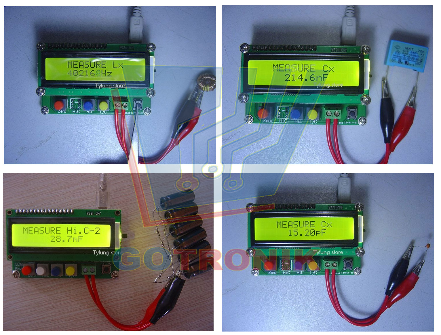 LC100-A Inductance Capacitance Meter Precision LC Meter