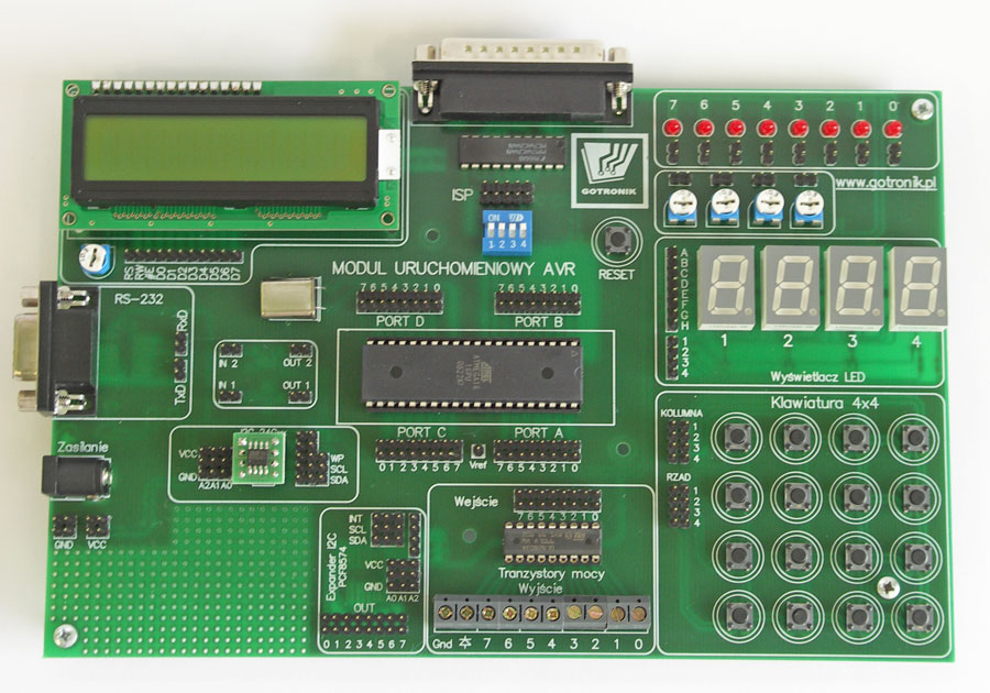 Moduł AVR ATMEGA16