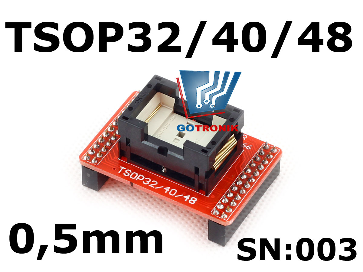 SN:003 Adapter TSOP32/40/48 do programatora TL866A TL866CS