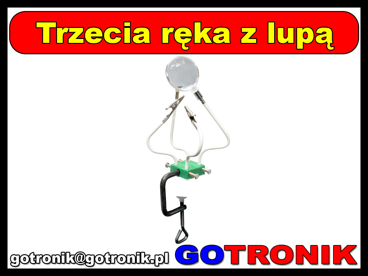 Trzecia ręka z lupą