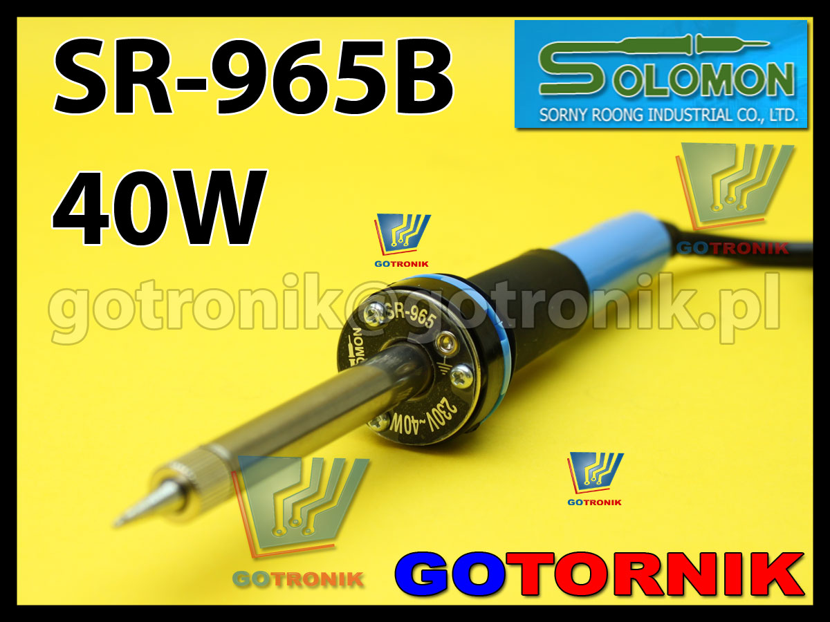 Lutownica 40W SR-965B SR965B produkcji SOLOMON