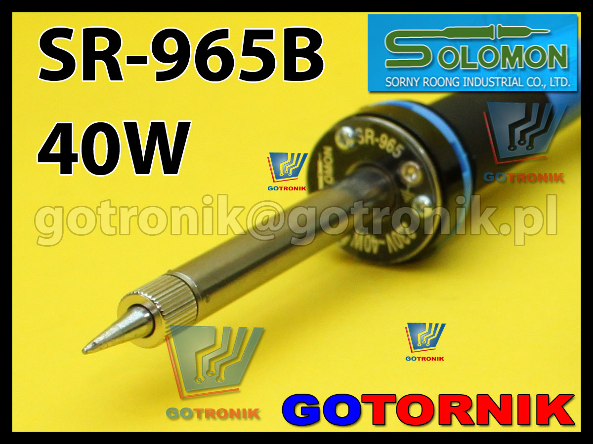 Lutownica 40W SR-965B SR965B produkcji SOLOMON