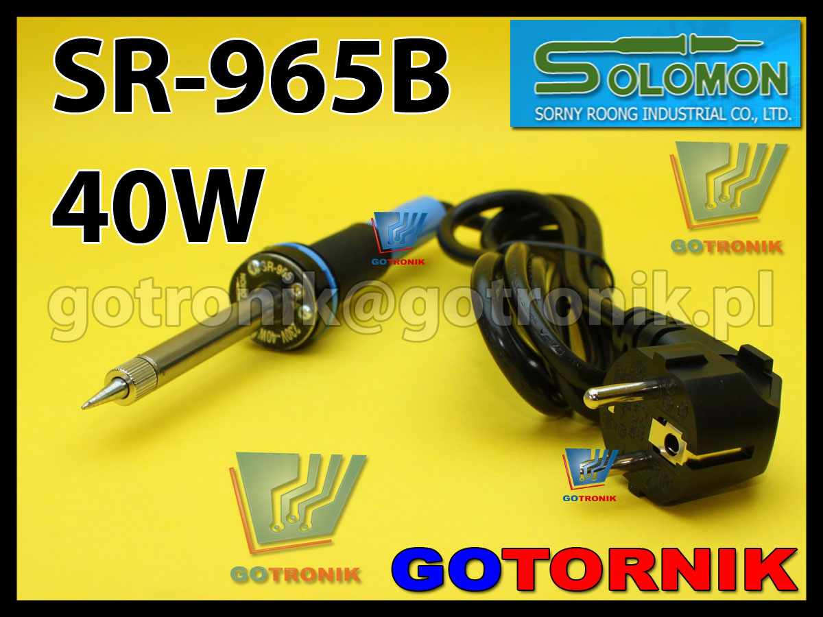 Lutownica 40W SR-965B SR965B produkcji SOLOMON