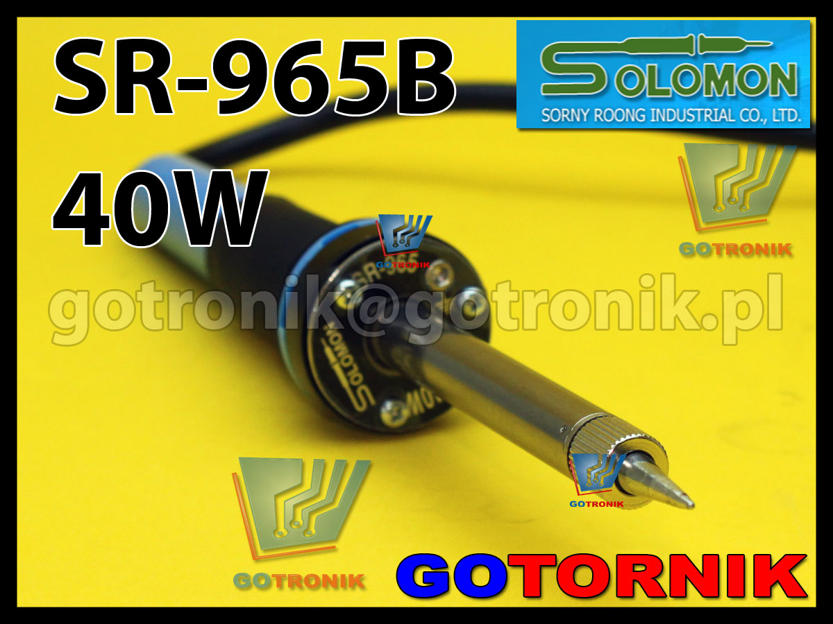 Lutownica 40W SR-965B SR965B produkcji SOLOMON