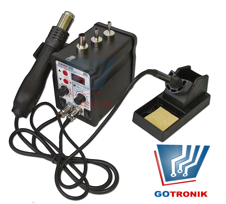 Stacja Hot-air +     lutownica kolbowa 868
