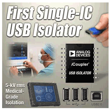 ADuM4160 izolator USB