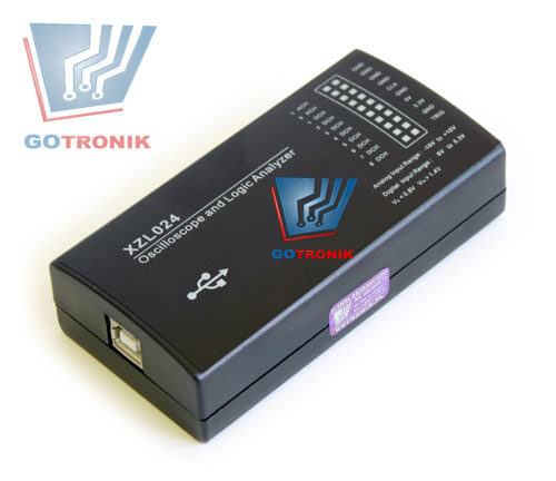 USBee AX XZL024 Oscyloskop i analizator stanów logicznych