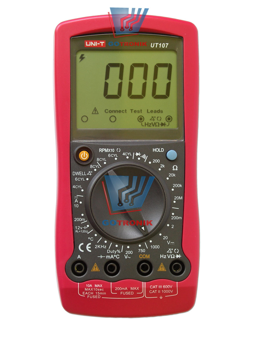 UT107 multimetr samochodowy