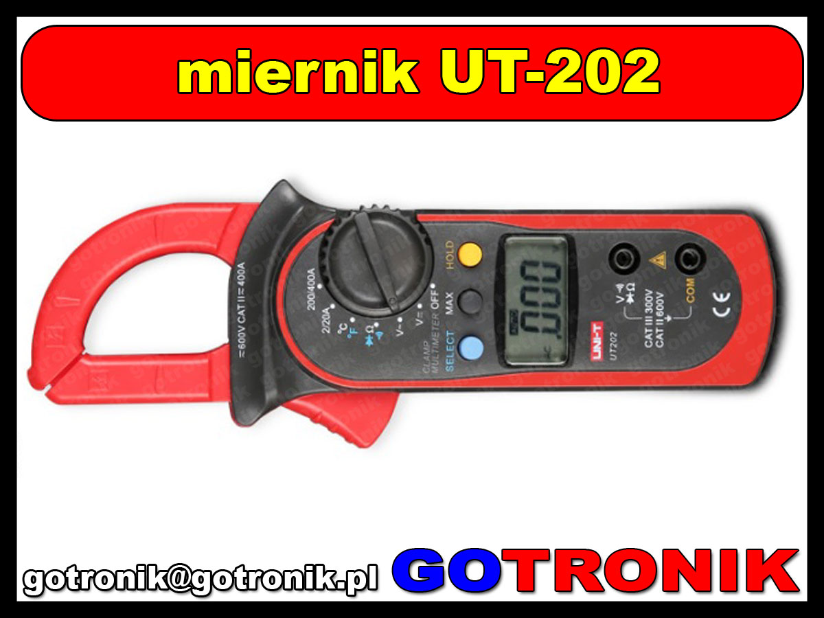 UT202 cęgowy miernik UT-202