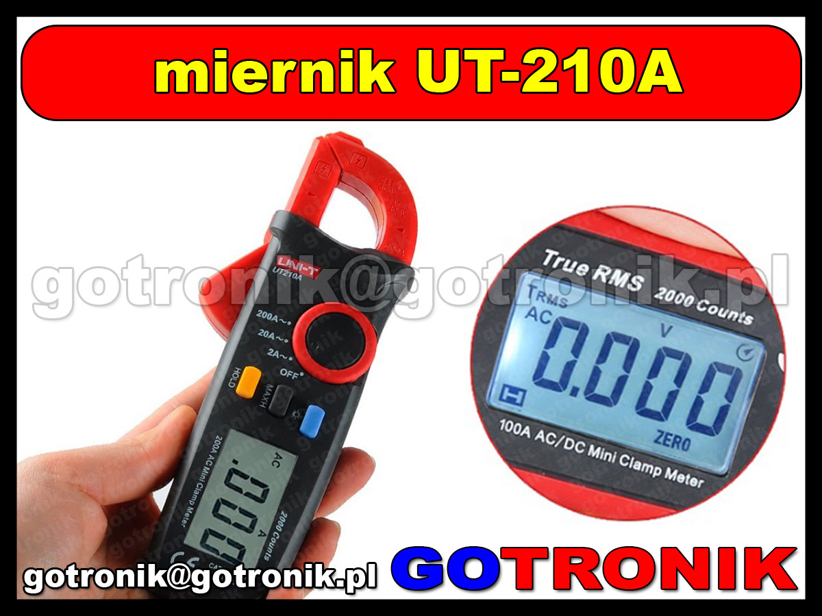 Miernik multimetr cęgowy UT210A UT-210A