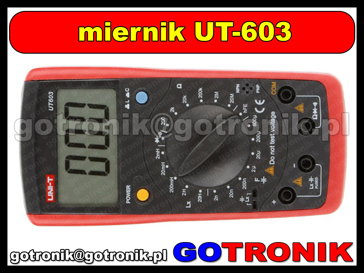 UT603 cyfrowy miernik RLC UT-603