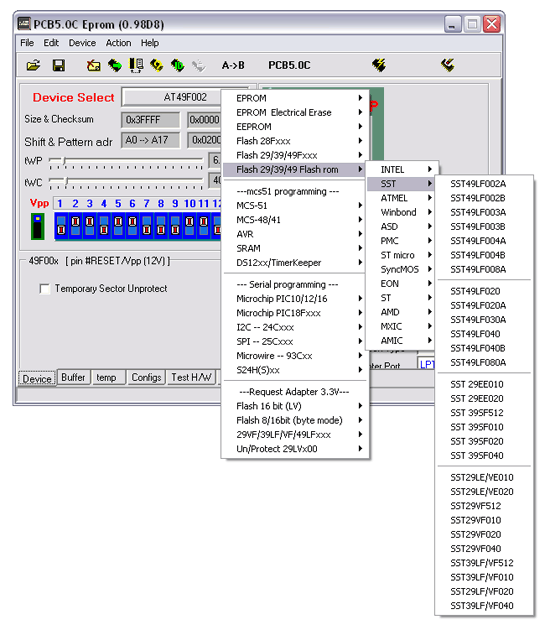 Oprogramowanie Willem 0.98D8