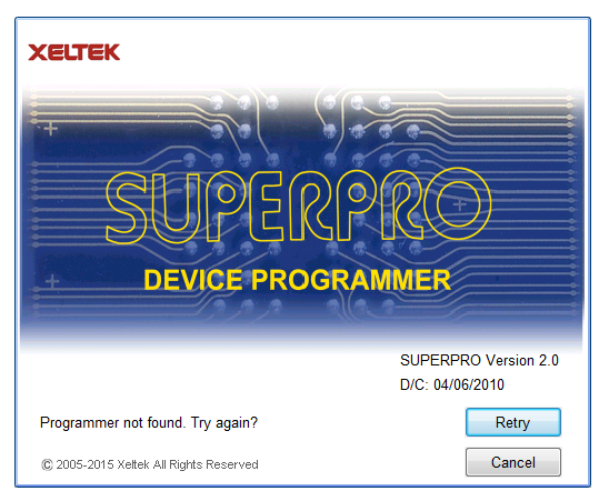 Xeltek SuperPro USB 2.0 programmer - programator 