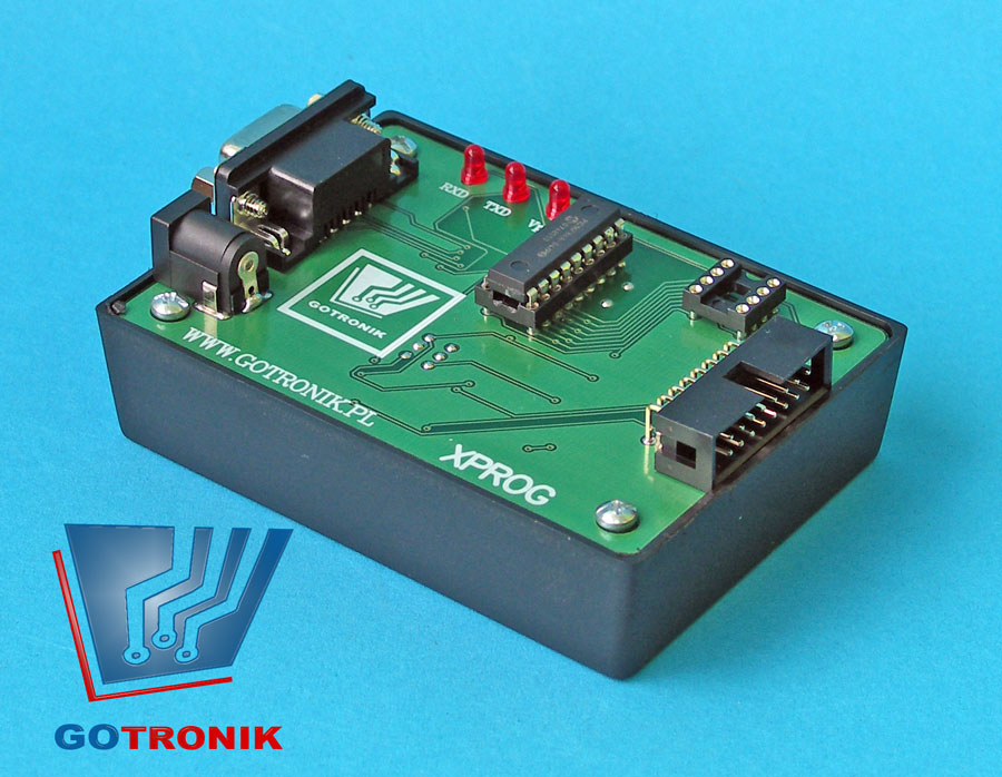 Xprog programator procesorów Motorola 68HC05, 68HC08, 68HC11, oraz pamięci serial eeprom