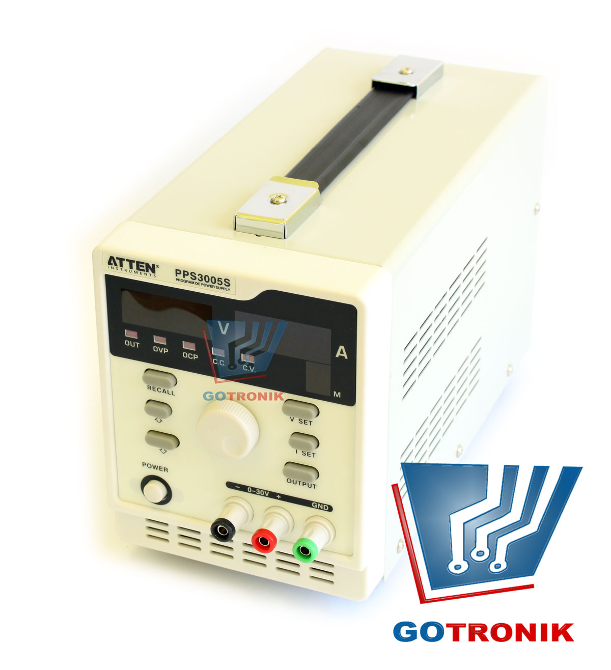 Zasilacz laboratoryjny programowalny PPS3005s produkcji ATTEN Instrument