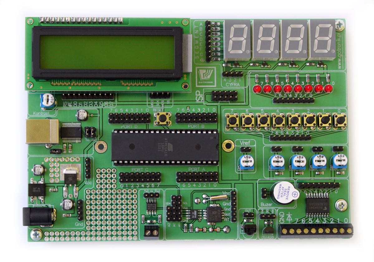 Moduł uruchomieniowy ATMEGA16 wersja 2. 