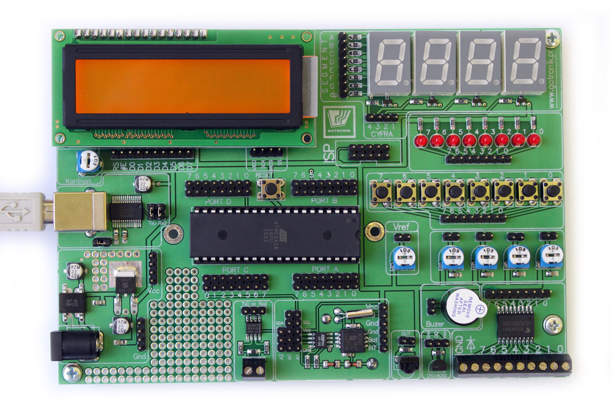 Moduł uruchomieniowy ATMEGA16 wersja 2. 