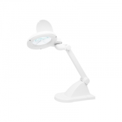 Lampa z lupą x15 LED 10W biała ZD-121
