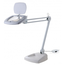 Lampa x80 LED z lupą 174mm 3D biała ZD-142B