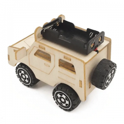 Samochód terenowy jeep zabawka edukacyjna DIY KIT