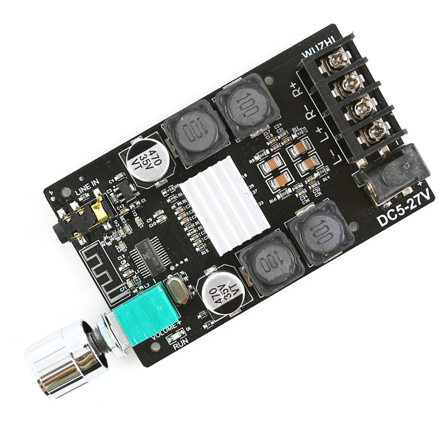 Wzmacniacz audio 2 x 50W TPA3116 + Blutooeth 5.0 WUZHI 502C BTE-980 BTE980