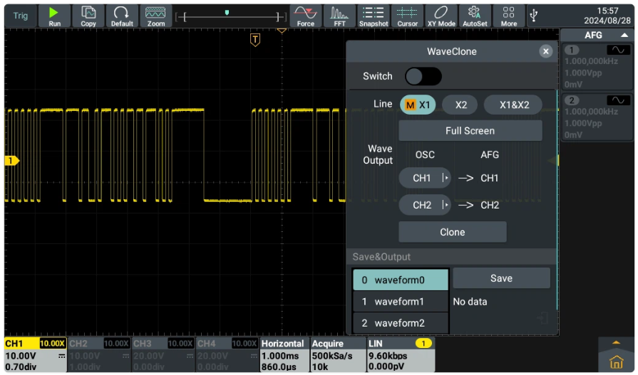 Klonowanie przebiegu
