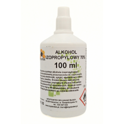 Alkohol izopropylowy 70% zakraplacz 100 ml