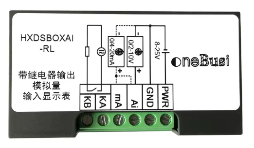 Schemat podłączenia zasilania i sygnału