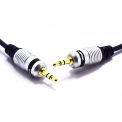 Kabel audio minijack 1m AUX 3.5mm