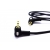 Kabel audio minijack 5m kątowy AUX 3.5mm