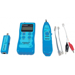 Wielofunkcyjny tester LAN LCD szukacz par przewodów Pro'sKit MT-7059