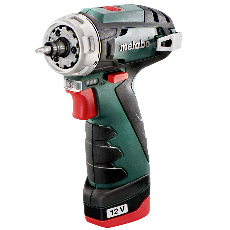 Wiertarko-wkrętarka akumulatorowa Metabo PowerMaxx Quick 12V 2 x 2,0Ah 4007430244260 600156500