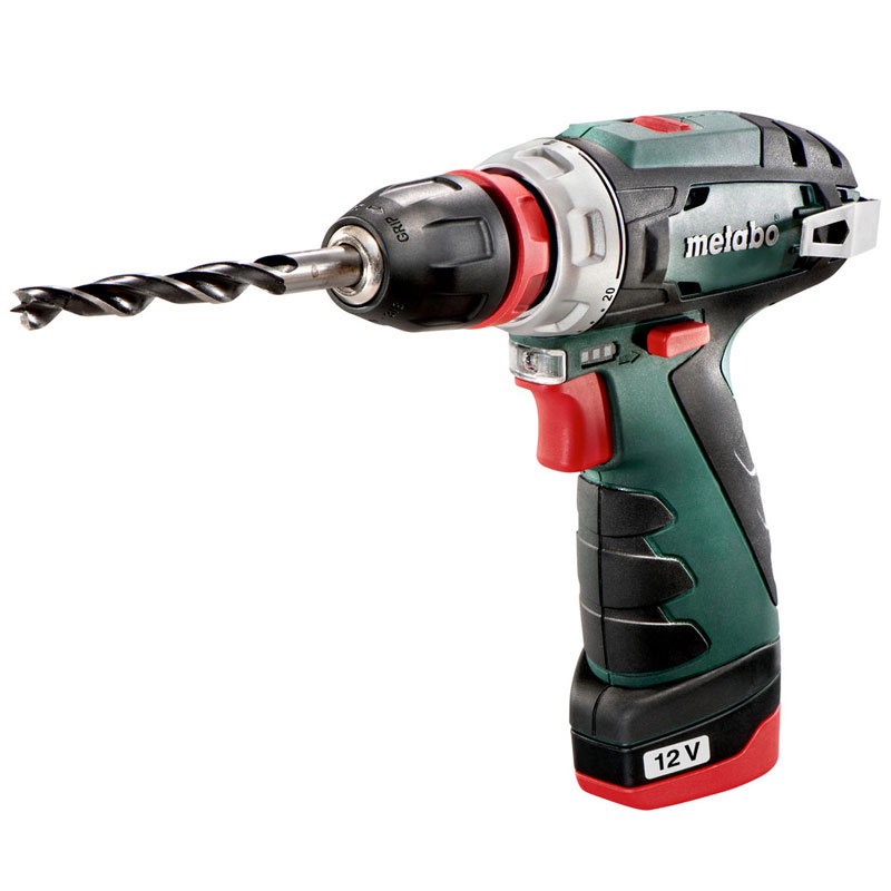 Wiertarko-wkrętarka akumulatorowa Metabo PowerMaxx Quick 12V 2 x 2,0Ah 4007430244260 600156500