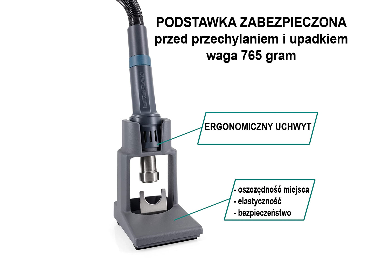 QUICK 861DW, profesjonalna stacja lutownicza na gorące powietrze