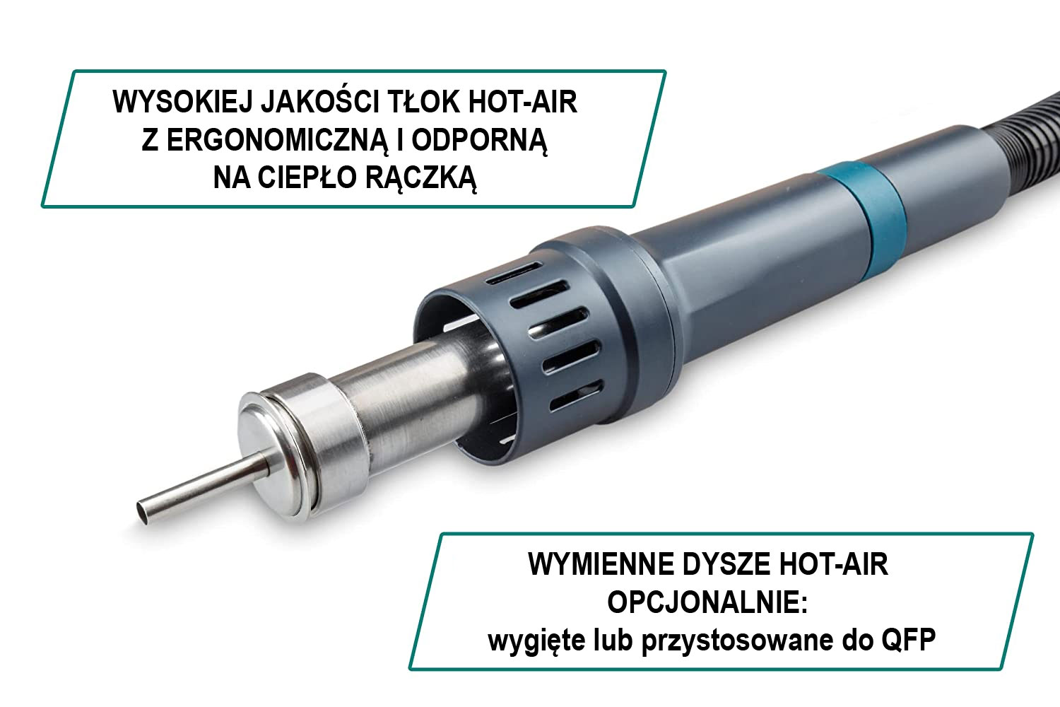 QUICK 861DW, profesjonalna stacja lutownicza na gorące powietrze