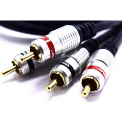 Kabel RCA CINCH do przesyłania audio i wideo 3m