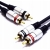 Kabel RCA CINCH do przesyłania audio i wideo 3m
