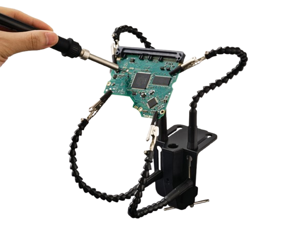 Zbliżenie na giętkie ramiona i lupę ZD-11N-1