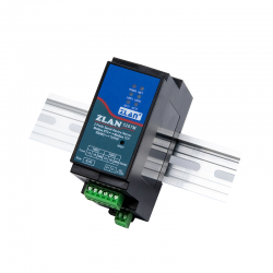 Konwerter RS485 na Ethernet MQTT Modbus na szynę DIN 2 portowy