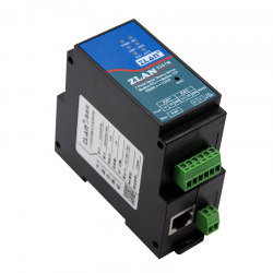 Konwerter RS485 na Ethernet MQTT Modbus na szynę DIN 2 portowy