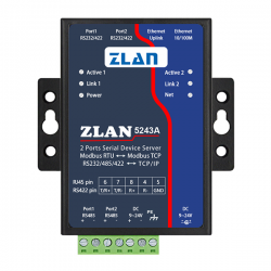Konwerter RS232 RS485 RS422 na Ethernet TCP IP 2 portowy Modbus