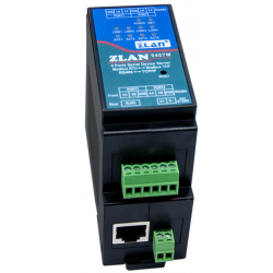 Konwerter RS485 do Ethernet MQTT Modbus na szynę DIN 4 portowy