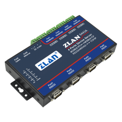 Konwerter RS232 RS485 RS422 na Ethernet TCP IP Modbus 4 portowy