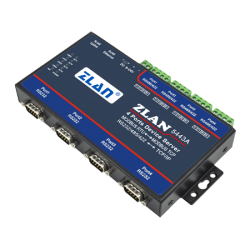 Konwerter RS232 RS485 RS422 na Ethernet TCP IP Modbus 4 portowy