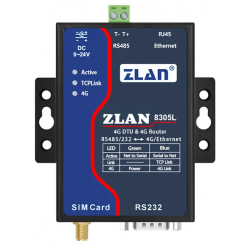 Konwerter szeregowy RS232 RS485 na 4G/Ethernet Modbus TCP - RTU