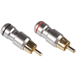 Wtyk RCA metalowy HD-287